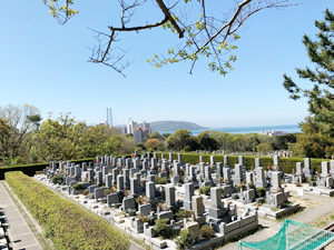 神戸市垂水区にあるお墓、神戸市立舞子墓園